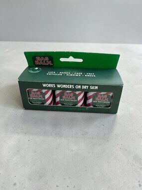 BAG BALM Holiday Skin Moisturizer 3 Pack Set NEW NIB